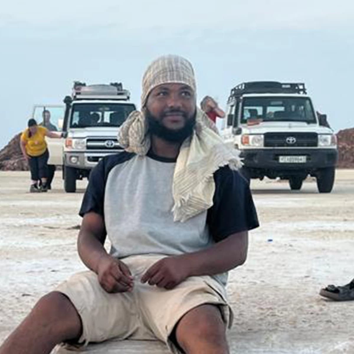 Portrait of Demeke Zewdu, ground handling specialist