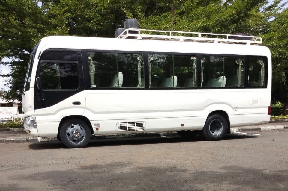 Bus and coach rental package for large groups in Ethiopia
