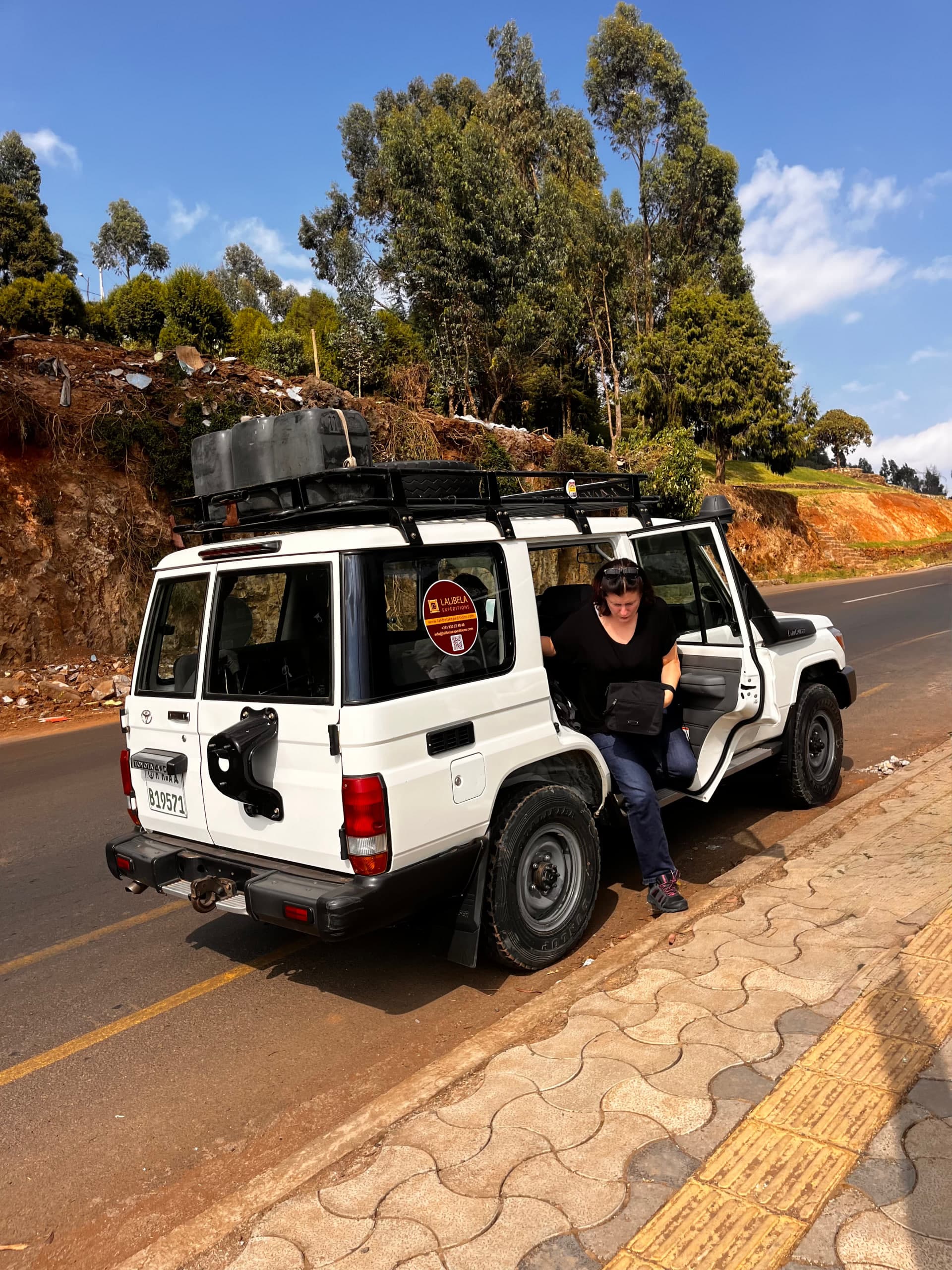 Toyota Land Cruiser Hard Top 4x4 rental for Ethiopia safari and expedition travel