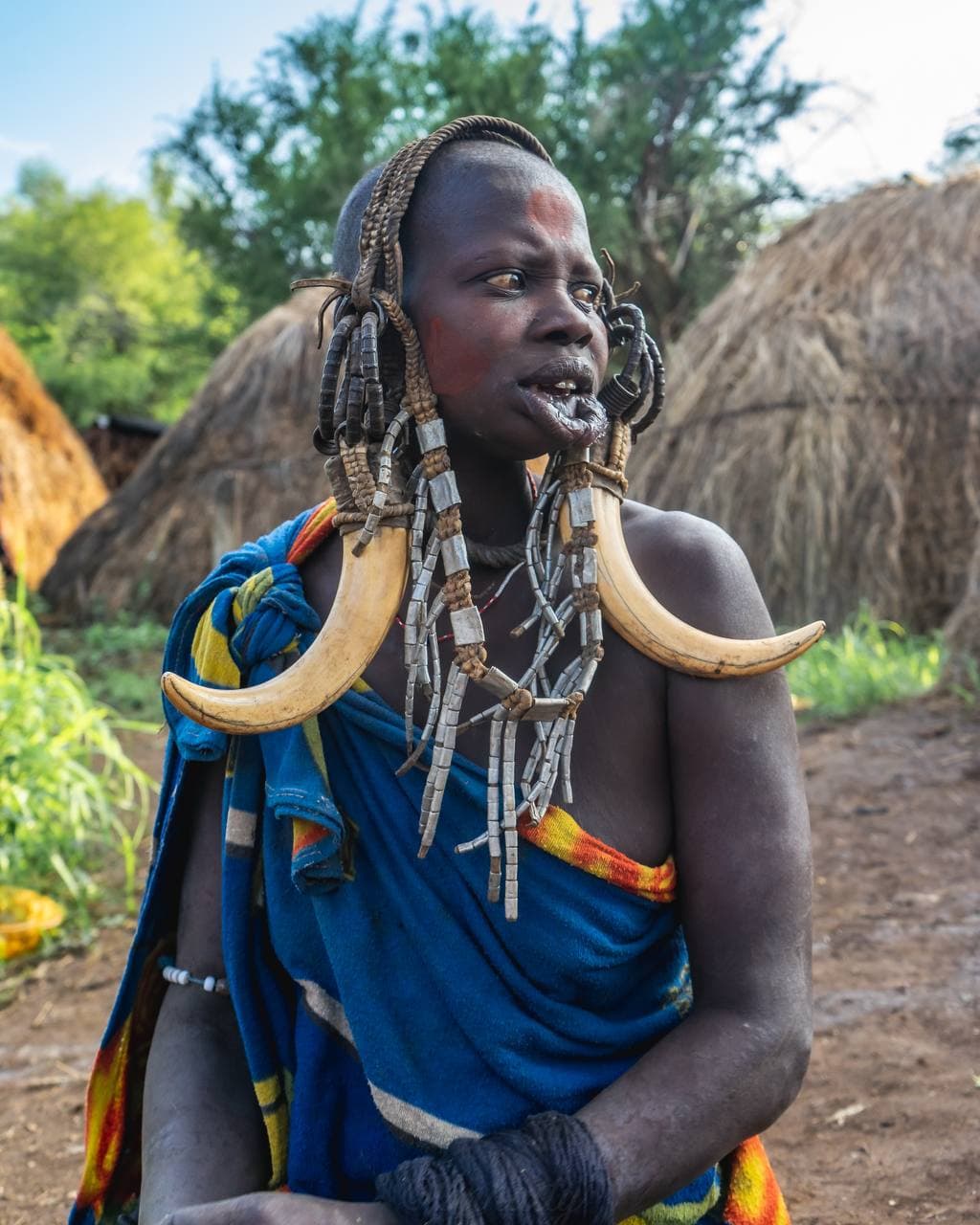 Village Morning — Omo Valley