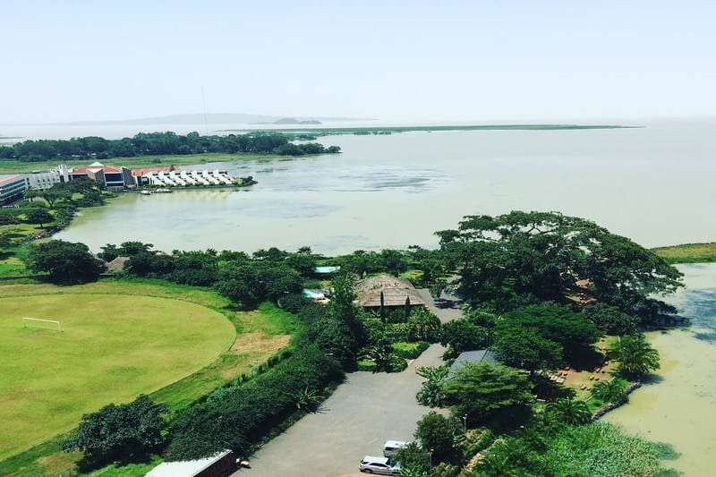 Lake Tana shoreline at Bahir Dar, Ethiopia