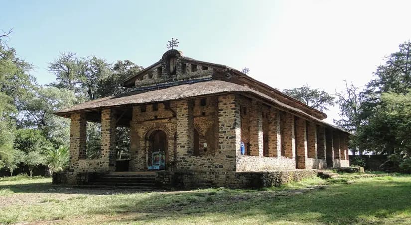 Debre Birhan Selassie church in Gondar, Ethiopia