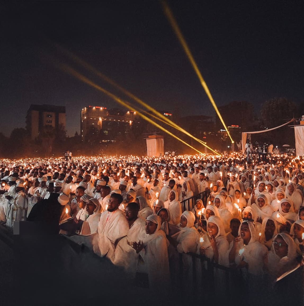 Meskel Demera candlelight celebration in Addis Ababa