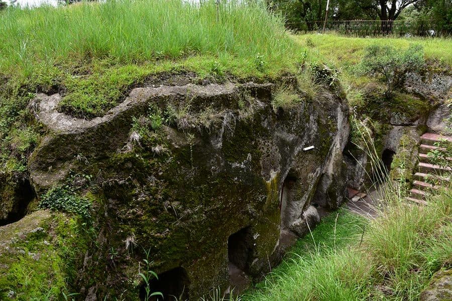Adadi Mariam rock-hewn church near Addis Ababa, Ethiopia
